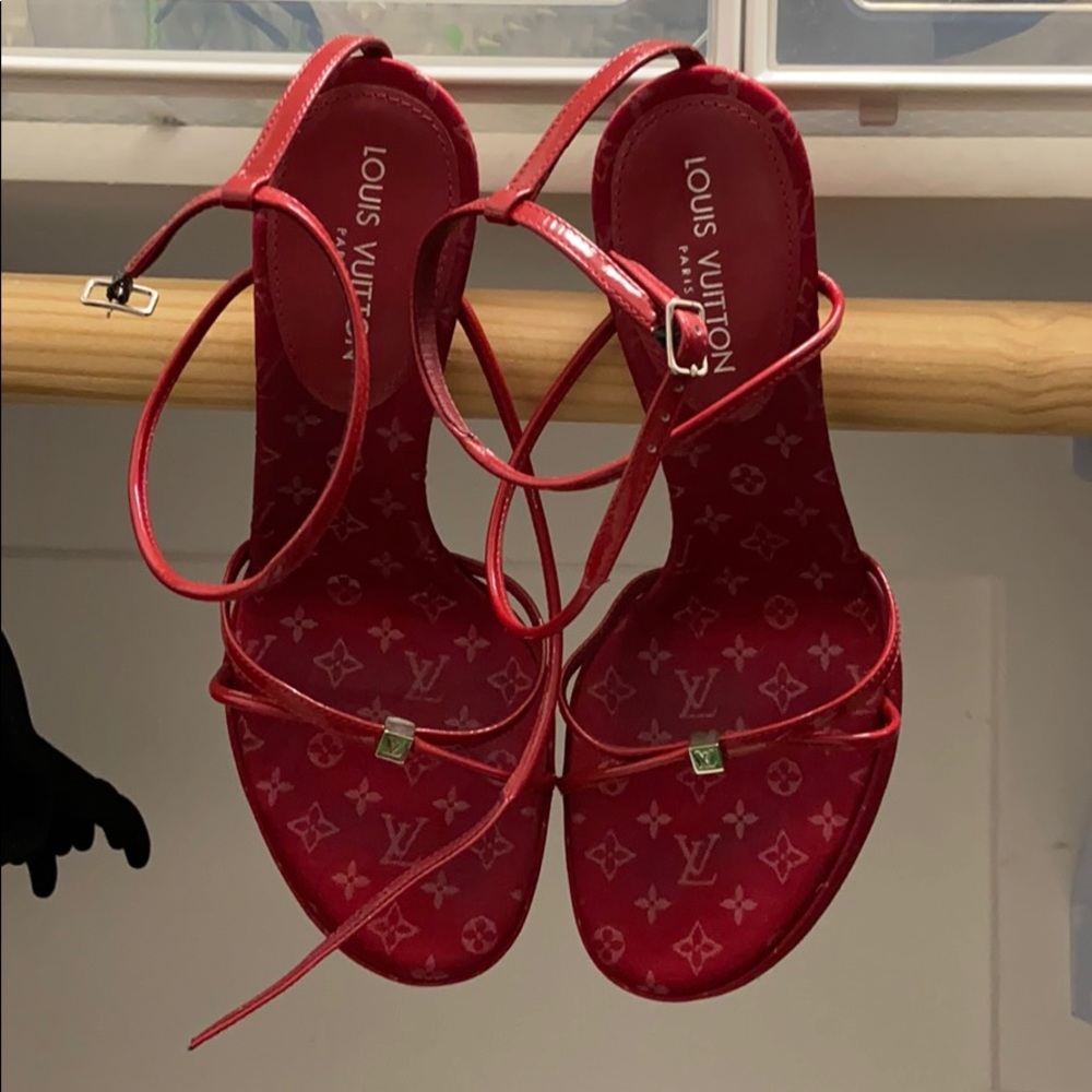Louis Vuitton Monogram Strappy Sandals